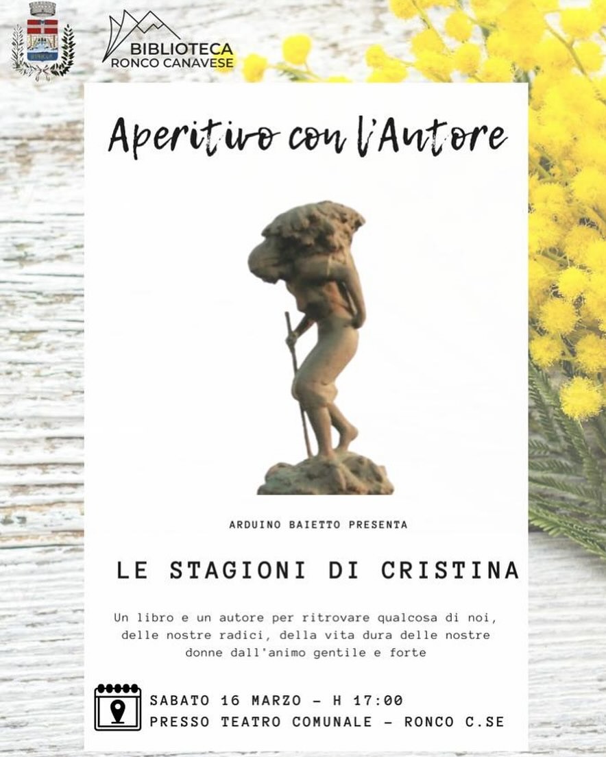 Arduino Boietto presenta Le stagioni di Cristina - Aperitivo con l'autore