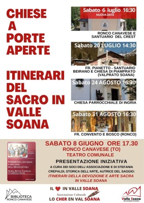 Chiese a Porte Aperte - Itinerari del Sacro in Valle Soana - Ronco Canavese