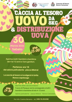 Caccia al Tesoro dell'Uovo di Pasqua a Ronco Canavese - Ronco Canavese
