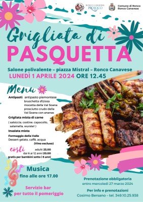 Grigliata di Pasquetta a Ronco Canavese - Ronco Canavese